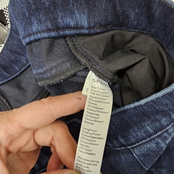 SPANX Jean-ish Ankle Leggings In Twilight Blue - Picture 9 of 13
